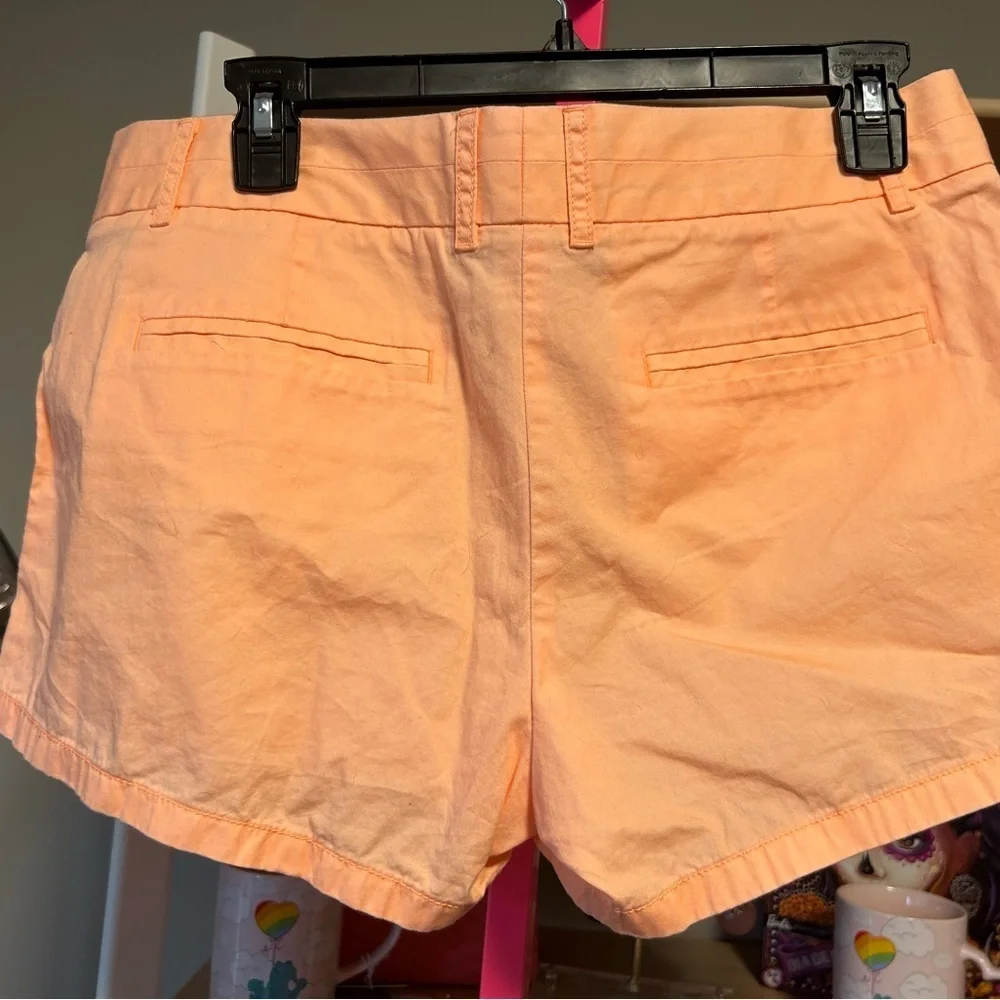 J. Crew Orange High Waist Shorts